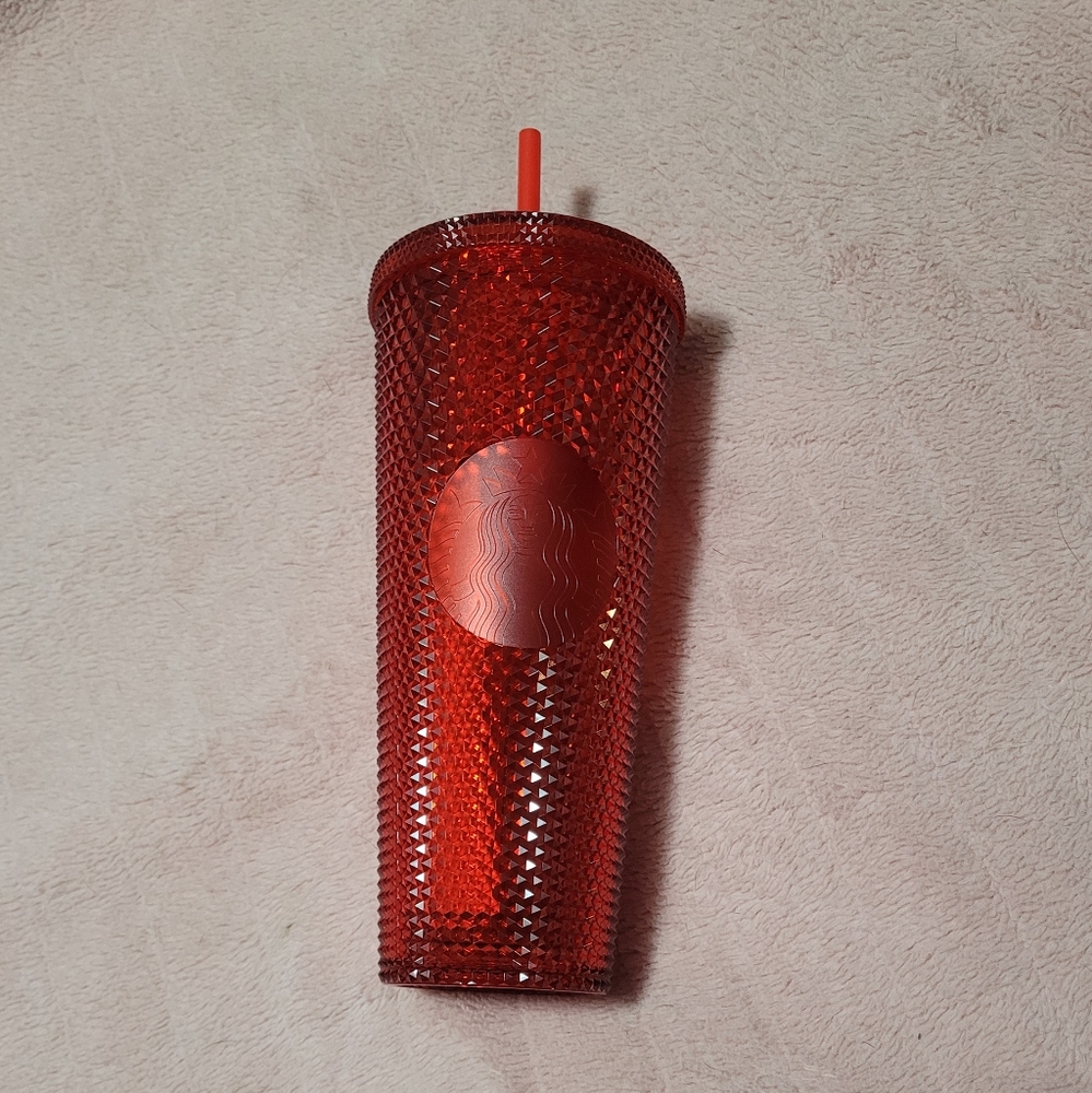 Starbucks China red studded cup